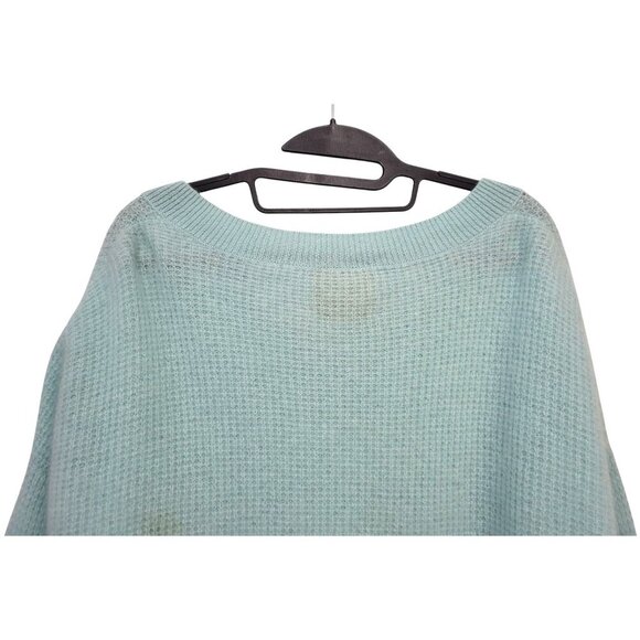 Sunny Cashmere Ice Blue V-Neck Sweater - Picture 7 of 12